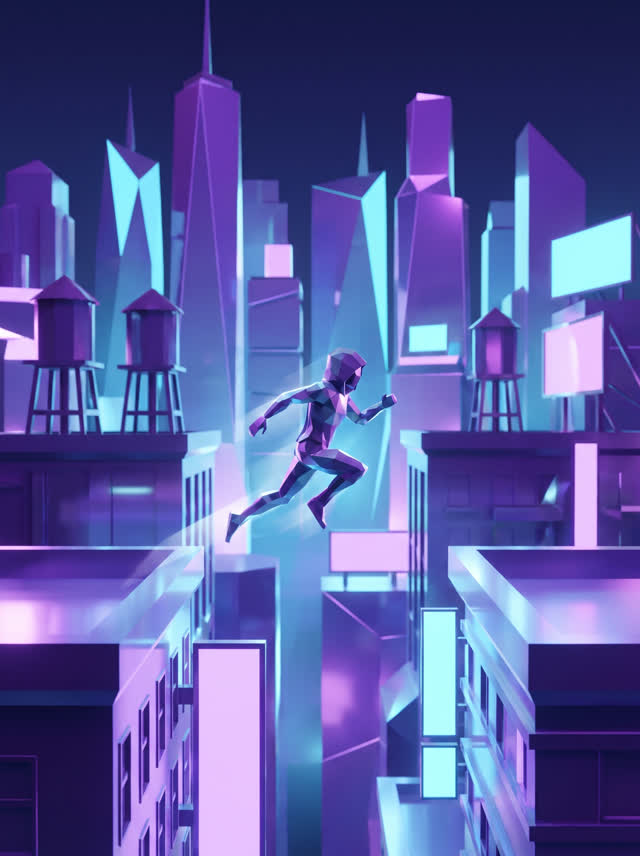 Rooftop Run — Runner game cover art
