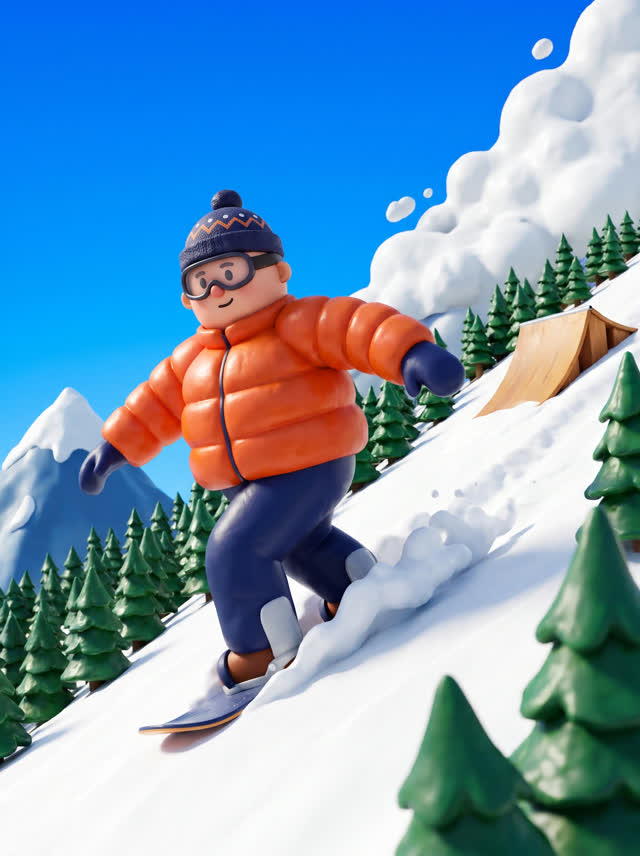 Snow Shred — Sports game cover art
